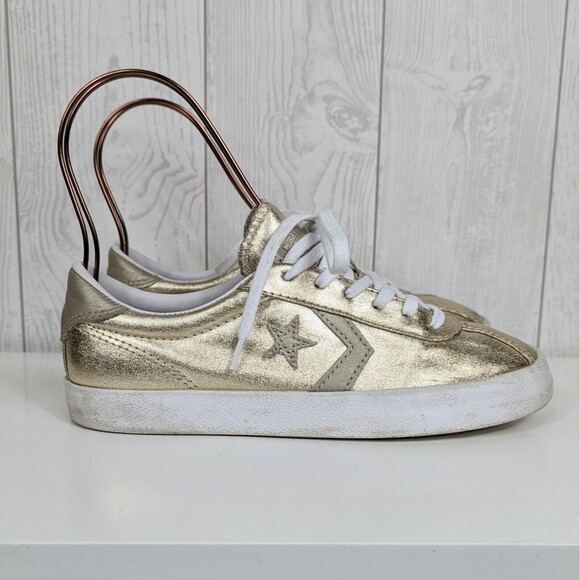 Chuck Taylor Converse Sneakers Women's Size 6 Gold All Star - Picture 3 of 12